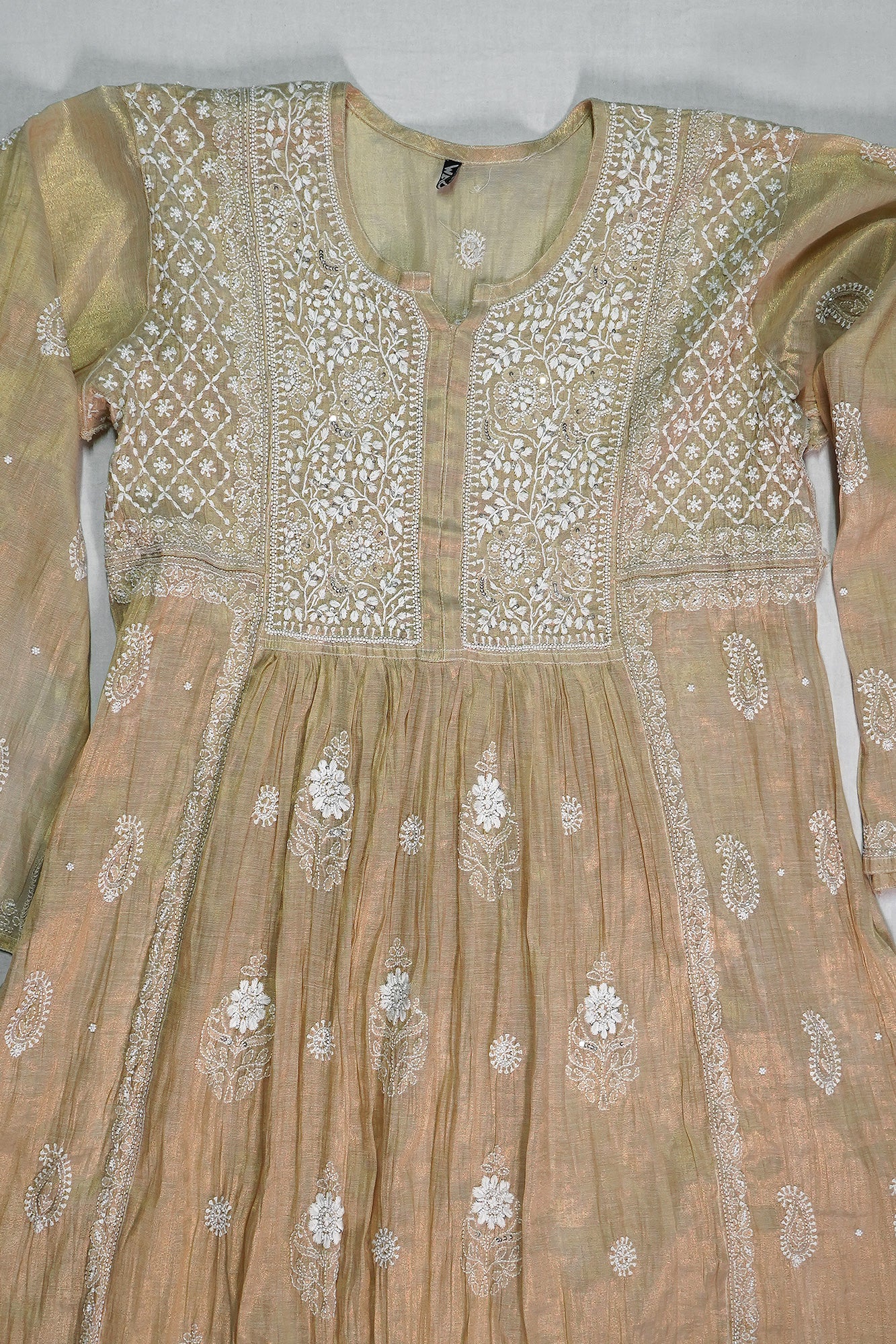 WACA Noor-e-Zar Lucknawi - Tissue Kurta Dupatta