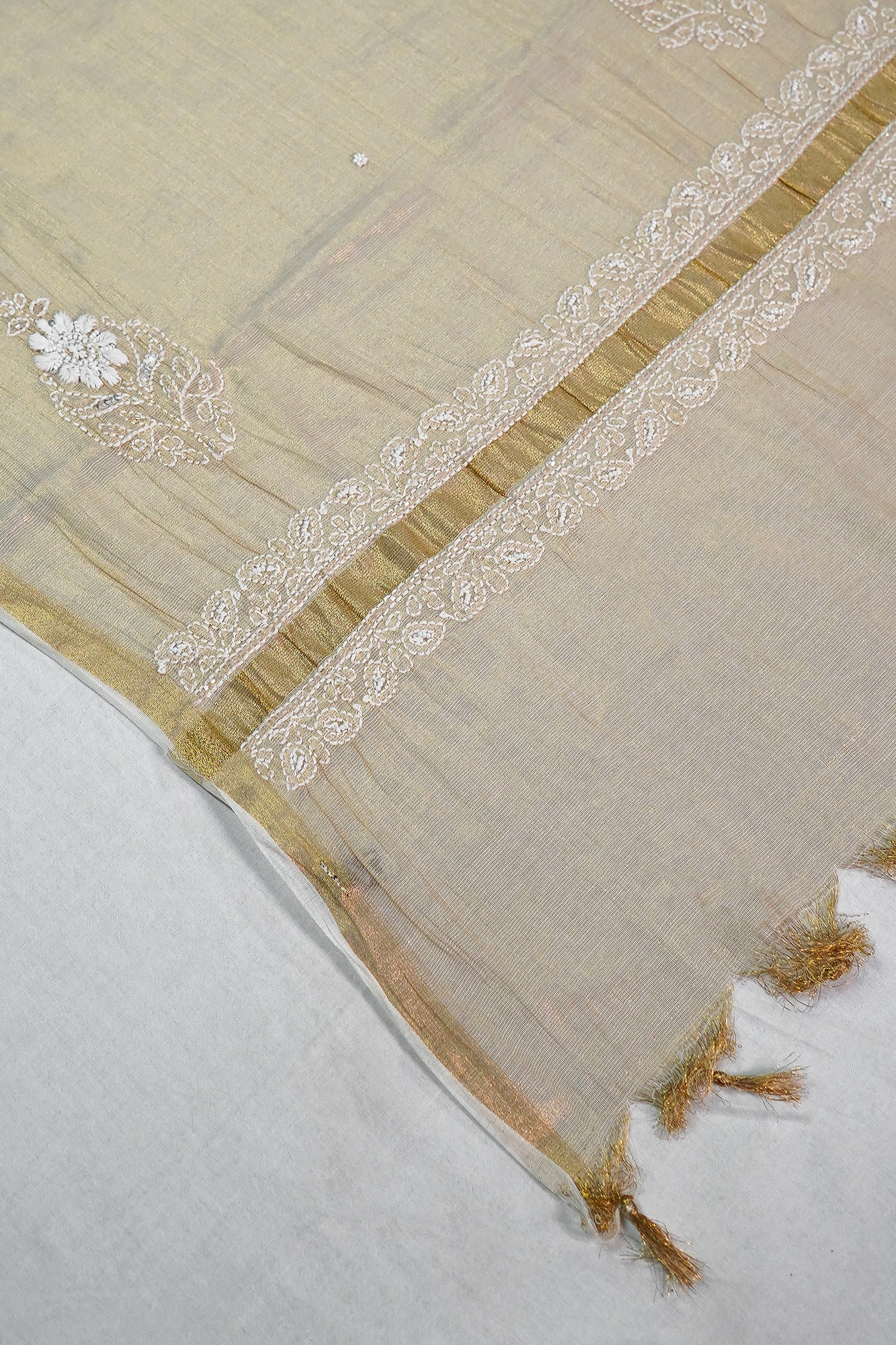 WACA Noor-e-Zar Lucknawi - Tissue Kurta Dupatta