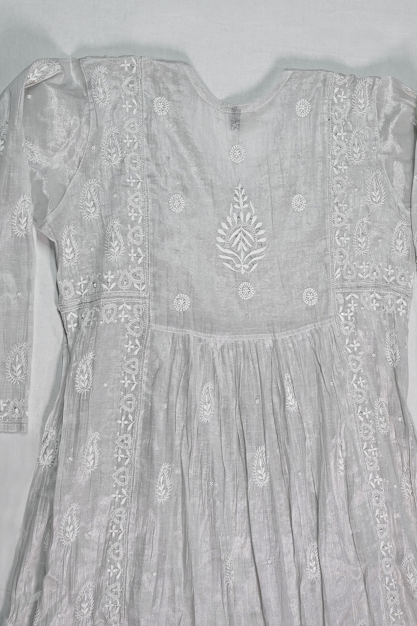 WACA Sheher-e-Silver Noor - Tissue Angarkha