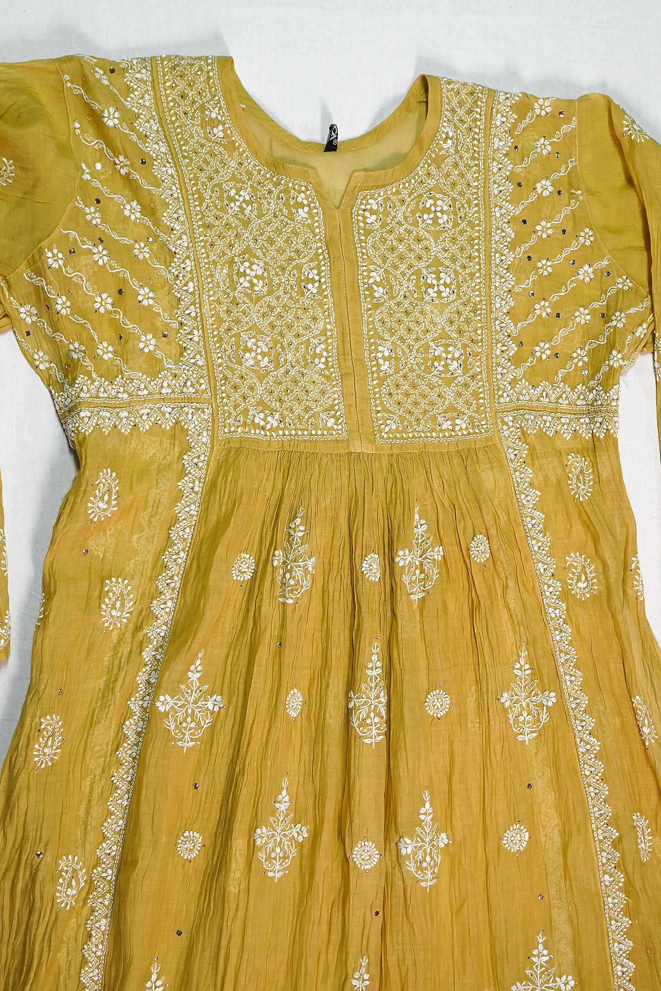 WACA Zard Aafreen - Mul Chanderi Kurta