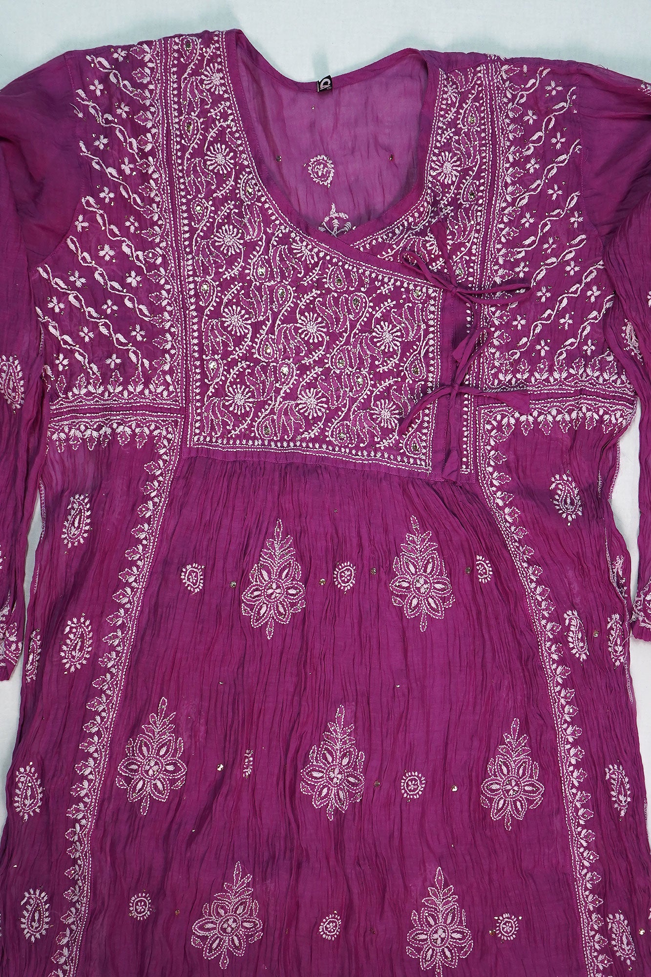 WACA Begum Rani - Pure Mul Chanderi Angarkha Set