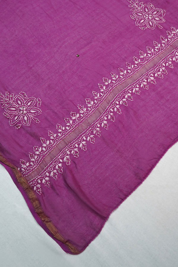 WACA Begum Rani - Pure Mul Chanderi Angarkha Set