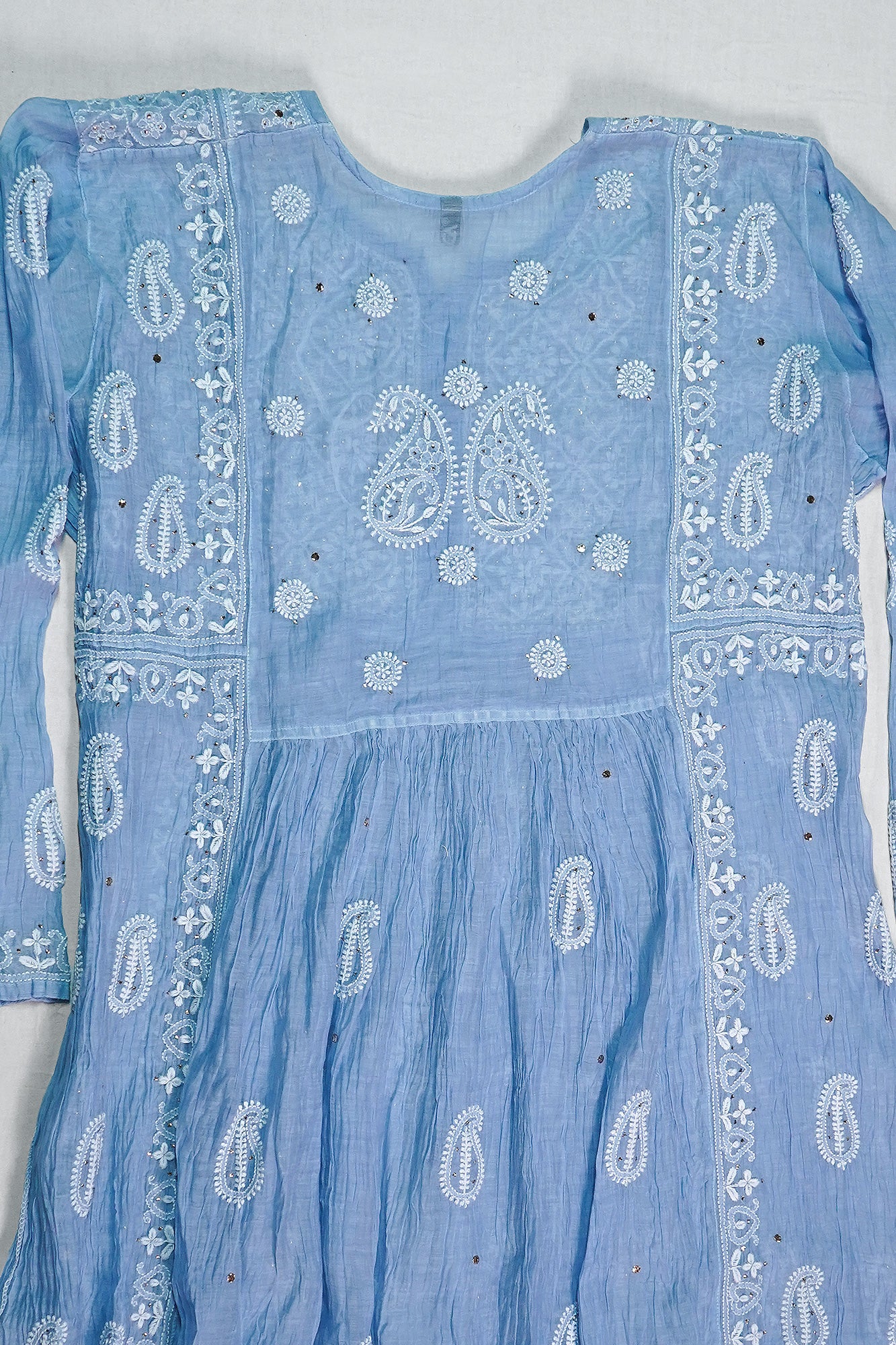 WACA Lucknawi Firoza Noor - Mul Chanderi Kurta