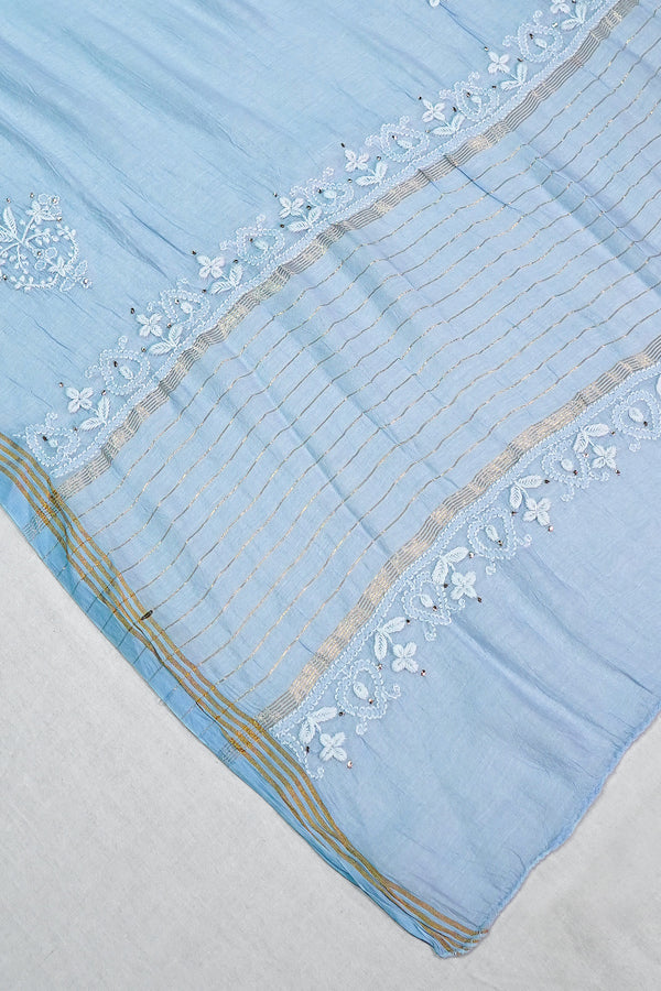 WACA Lucknawi Firoza Noor - Mul Chanderi Kurta