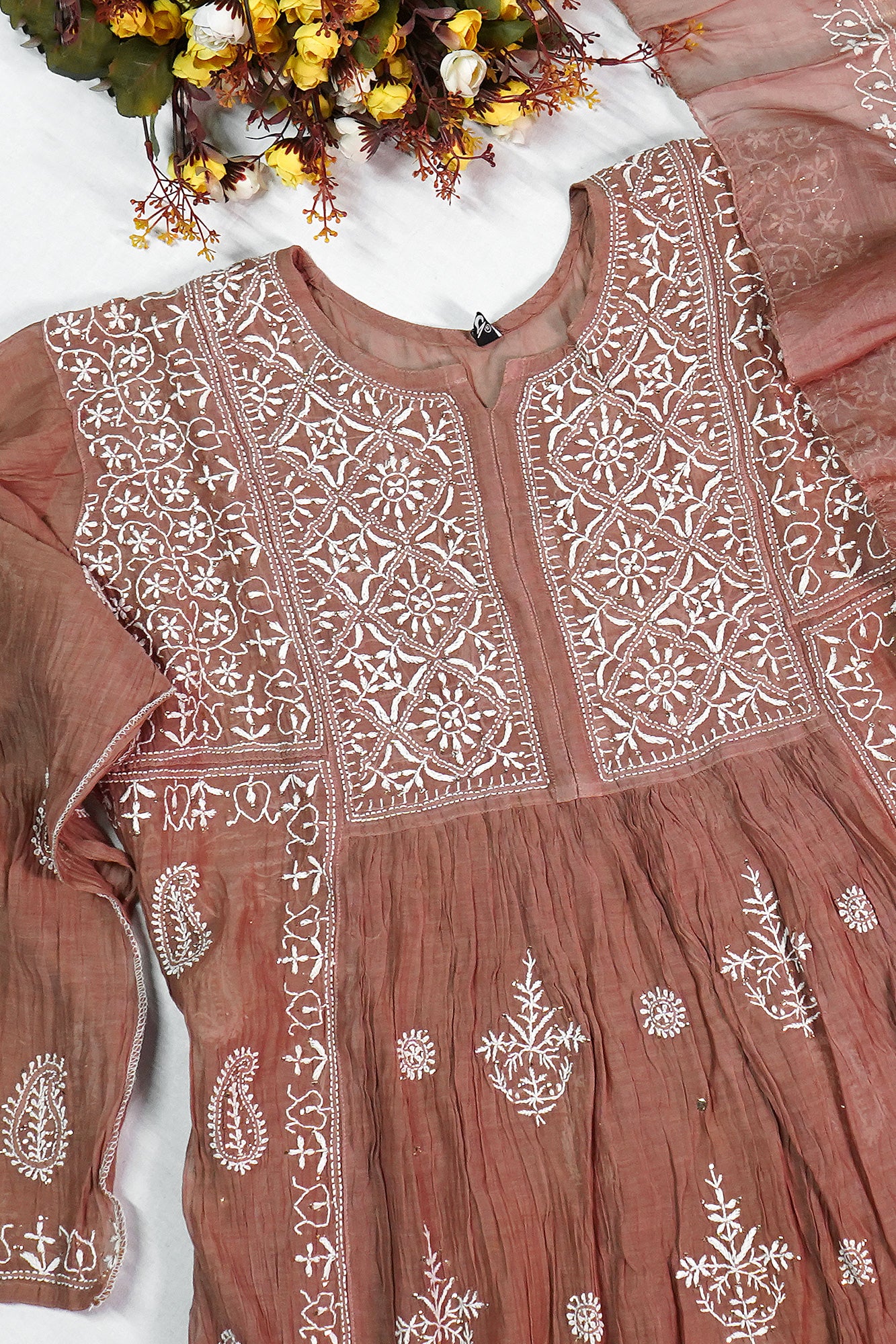 WACA Lucknawi Meher Noor - Mul Chanderi Kurta