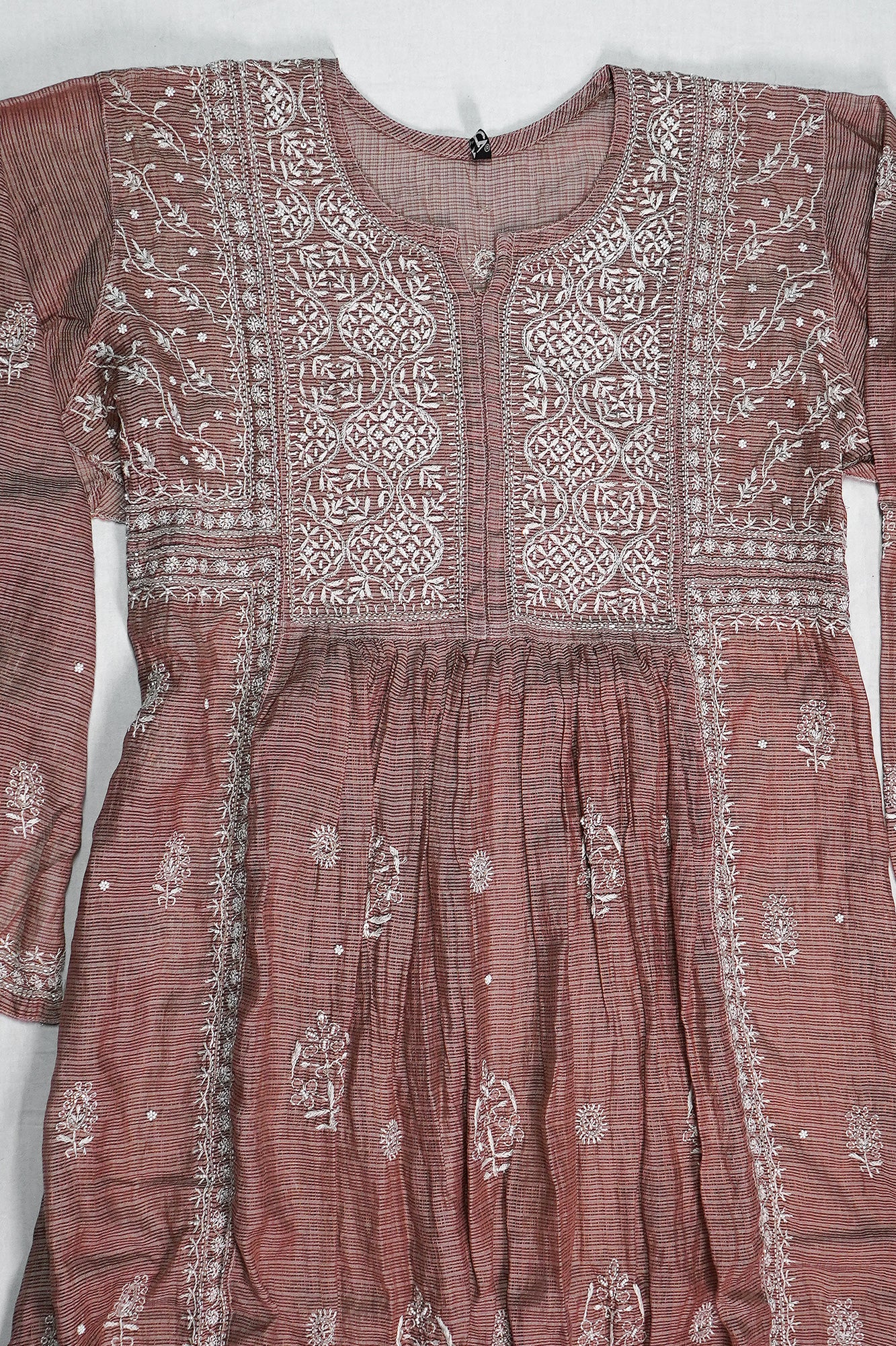 WACA Dusty Rose - Silk Kota Doria Kurta