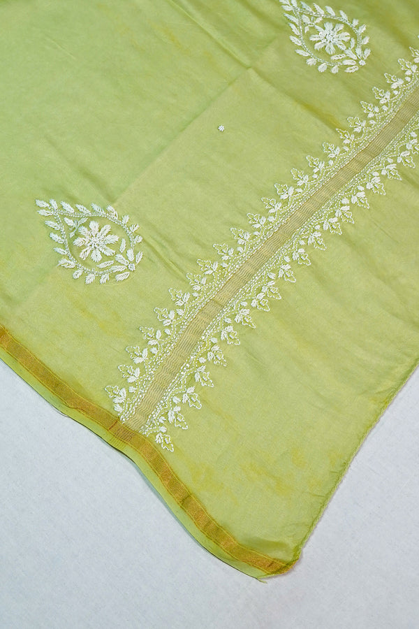 WACA Pista Gulzar - Pure Chanderi Silk Kurta