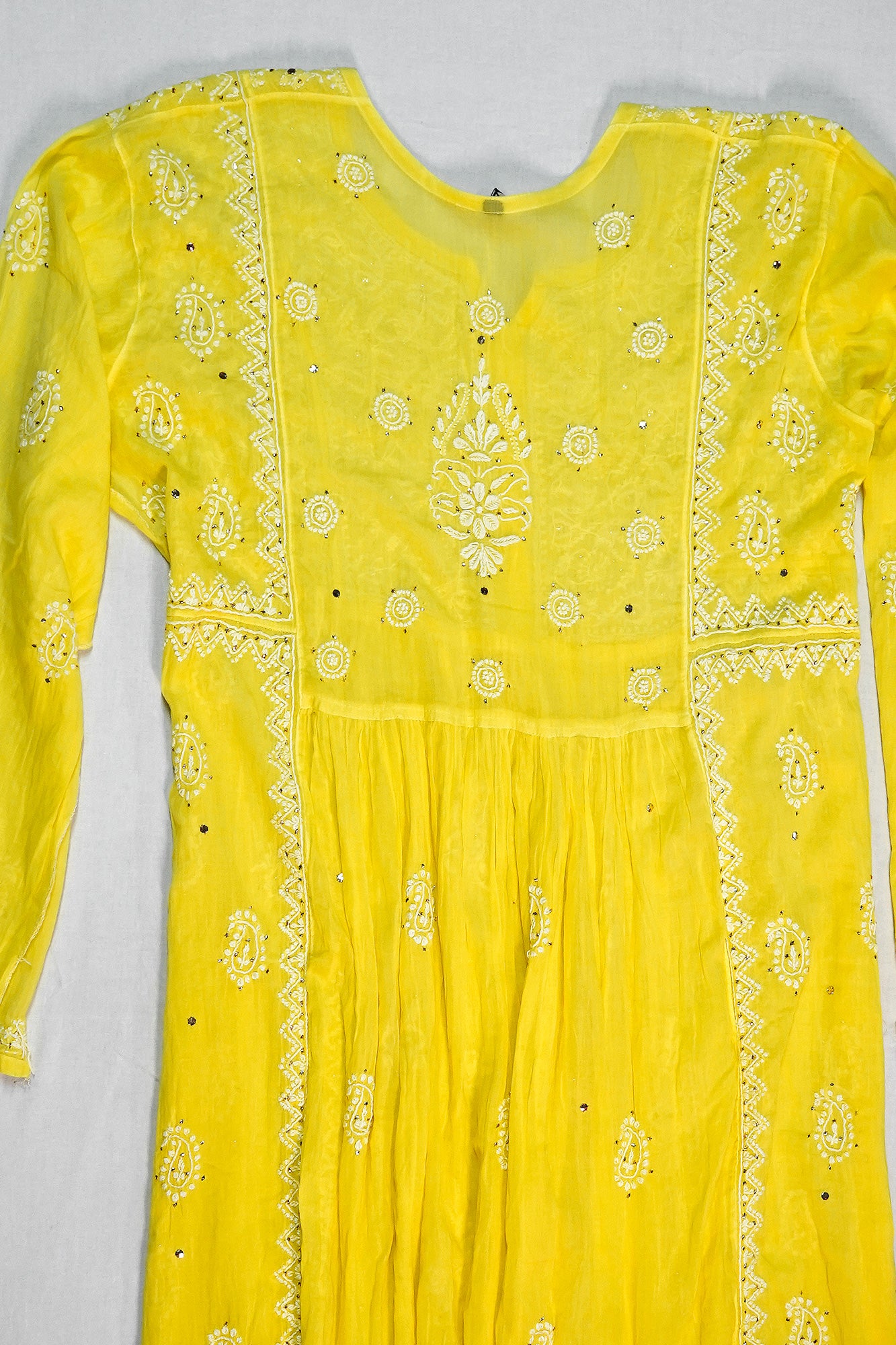 WACA Lucknawi Zard Noor - Mulcotton Kurta