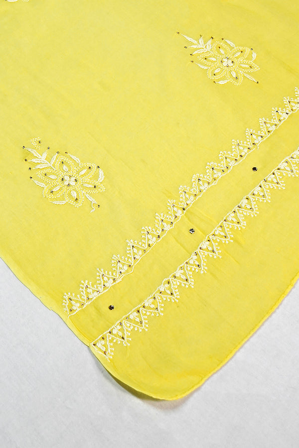 WACA Lucknawi Zard Noor - Mulcotton Kurta