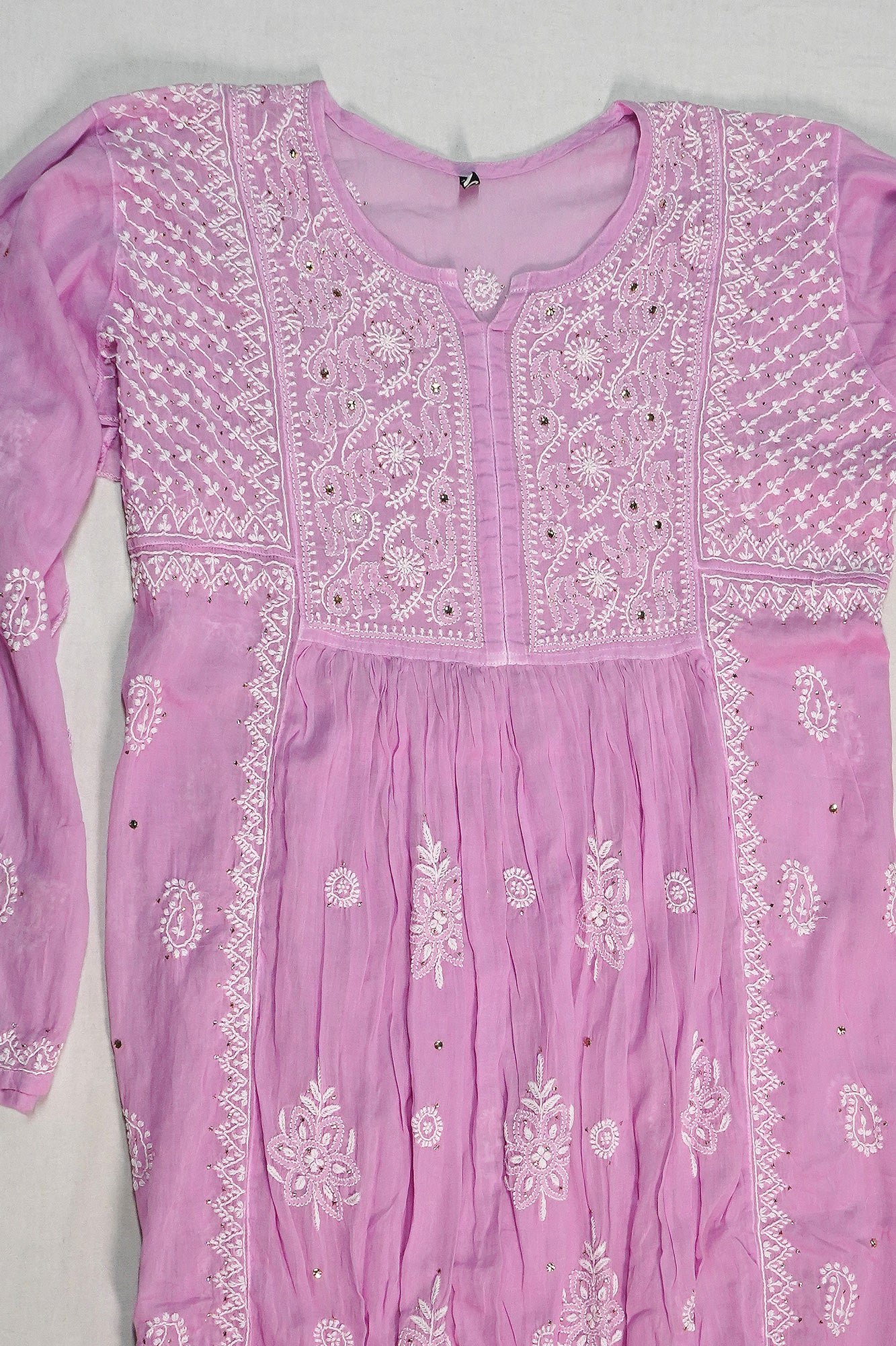 WACA Lucknawi Gulabi Noor- Mulcotton Kurta