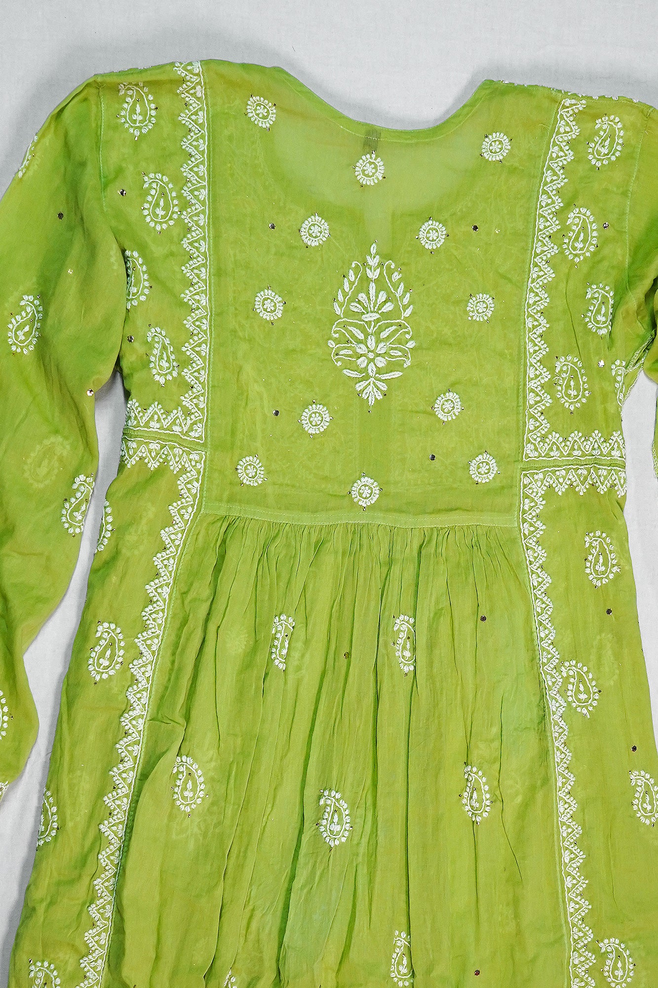 WACA Lucknawi Pista Noor - Mulcotton Kurta