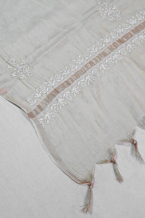 WACA Lucknawi Sheesha Noor- Tissue Kurta