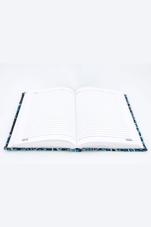 CERULEAN BLUE CHIKANKARI NOTEBOOK