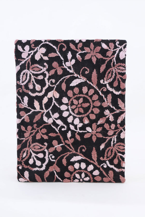 ROSEWOOD PINK CHIKANKARI NOTEBOOK