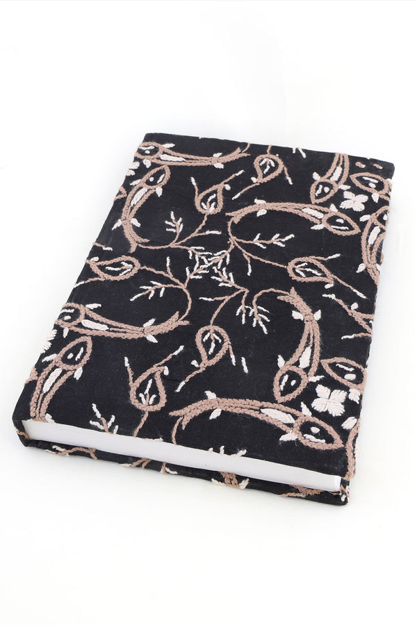 BROWN CHIKANKARI NOTEBOOK