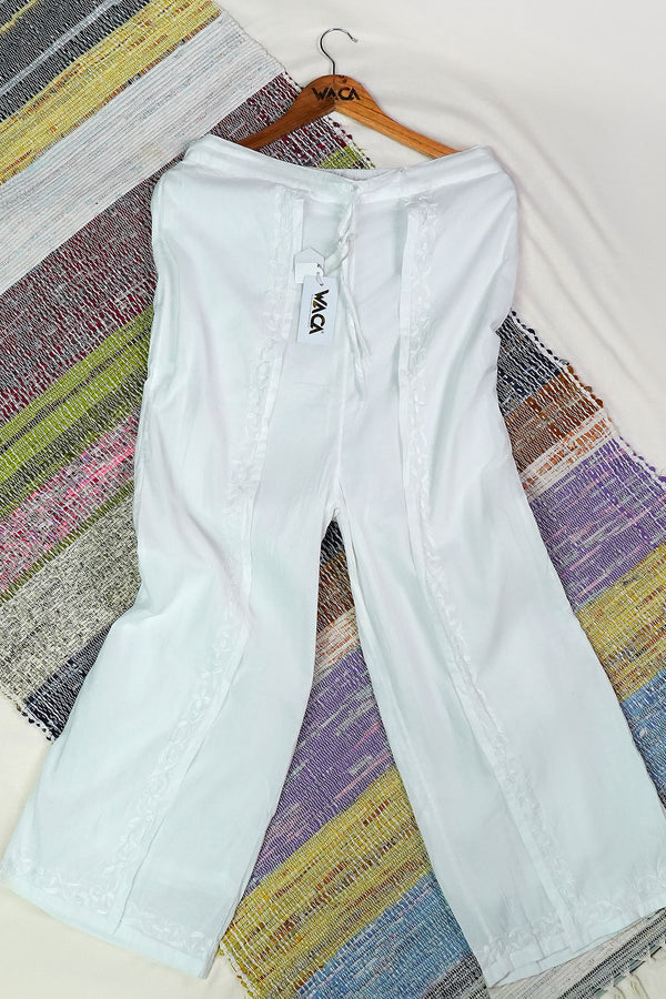 Flowy Chikankari Pants